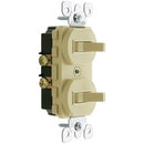 Apagador Leviton palanca doble 15 a 127v. 5224-i