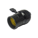 Soquet Iusa baquelita con llave negro - La nueva eléctrica