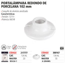 Soquet iusa porcelana redondo 4 - La nueva eléctrica