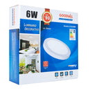 Luminario Goodwill sobreponer redondo 6W 21632MR/20358M - La nueva eléctrica