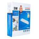 Empotrado Good Will 3W cuadrado blanco frío - La nueva eléctrica