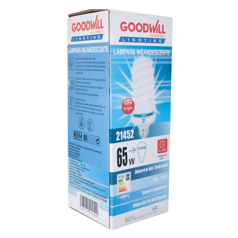 Foco Good Will spiral 65w eco