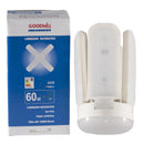Foco Good Will LED 60W tipo ventilador 4 aspas crema - La nueva eléctrica