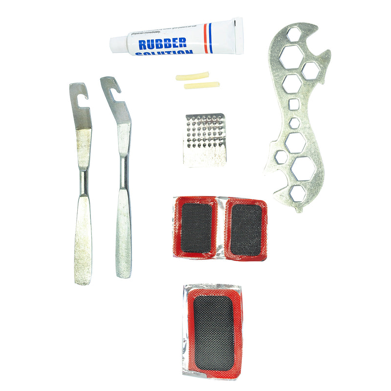 Kit latintul p/reparar llanta d/bicicleta