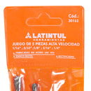 Brocas Latintul AVV juego 5 piezas - La nueva eléctrica