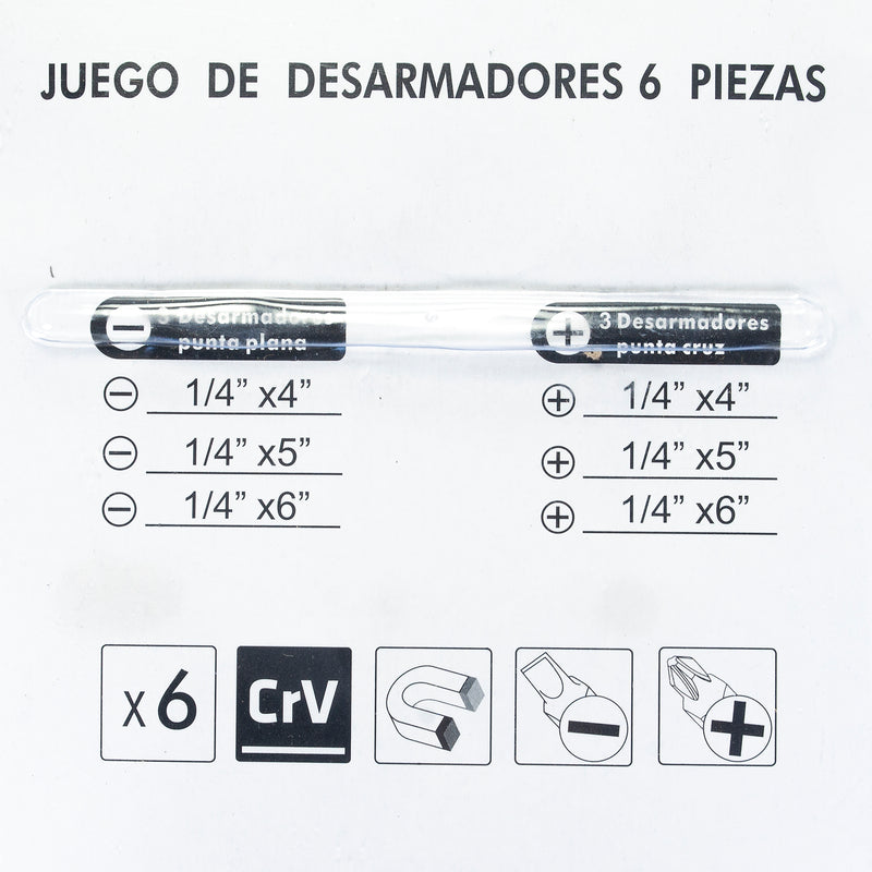 Desarmador latintul juego 6pz