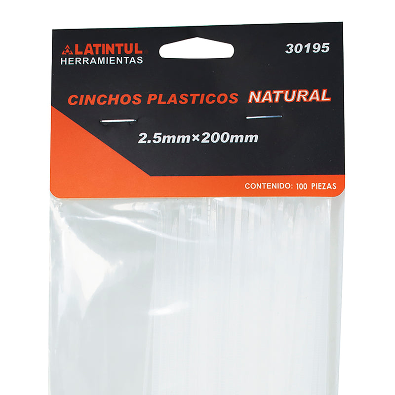 Cincho Good Will 2.5 mm x 20 cms blanco