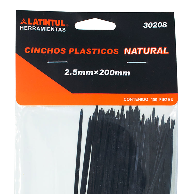 Cincho Good Will 2.5mm x 20 cms negro