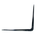 Mensula Latintul de acero 8x10 negro - La nueva eléctrica