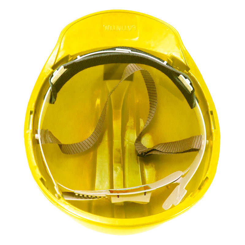 Casco latintul de seguridad amarillo