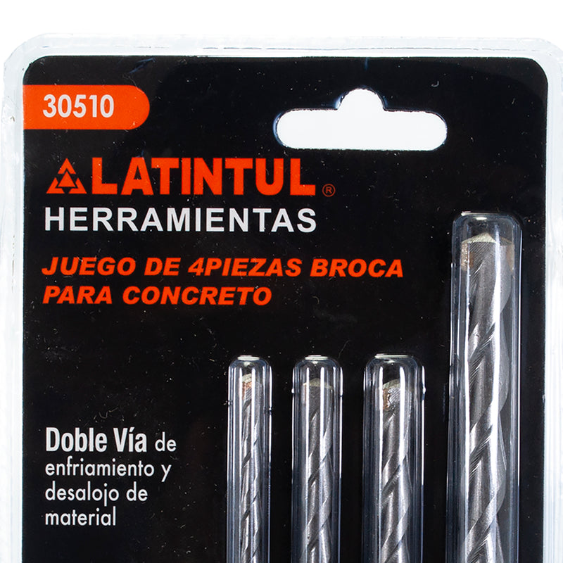 Broca latintul p/concreto 4pcs