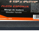 Llana Latintul flota madera 9-1/2 x 4 x 7/16 - La nueva eléctrica