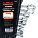 Llaves Latintul combinadas 9 piezas MM - La nueva eléctrica