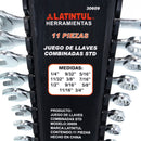 Llaves Latintul combinadas 11 piezas STD - La nueva eléctrica