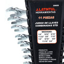 Llaves Latintul combinadas 11 piezas STD - La nueva eléctrica