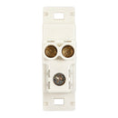 Contacto Iusa Tradizione polarizado blanco - La nueva eléctrica