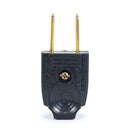 Clavija IUSA baquelita negra - La nueva eléctrica