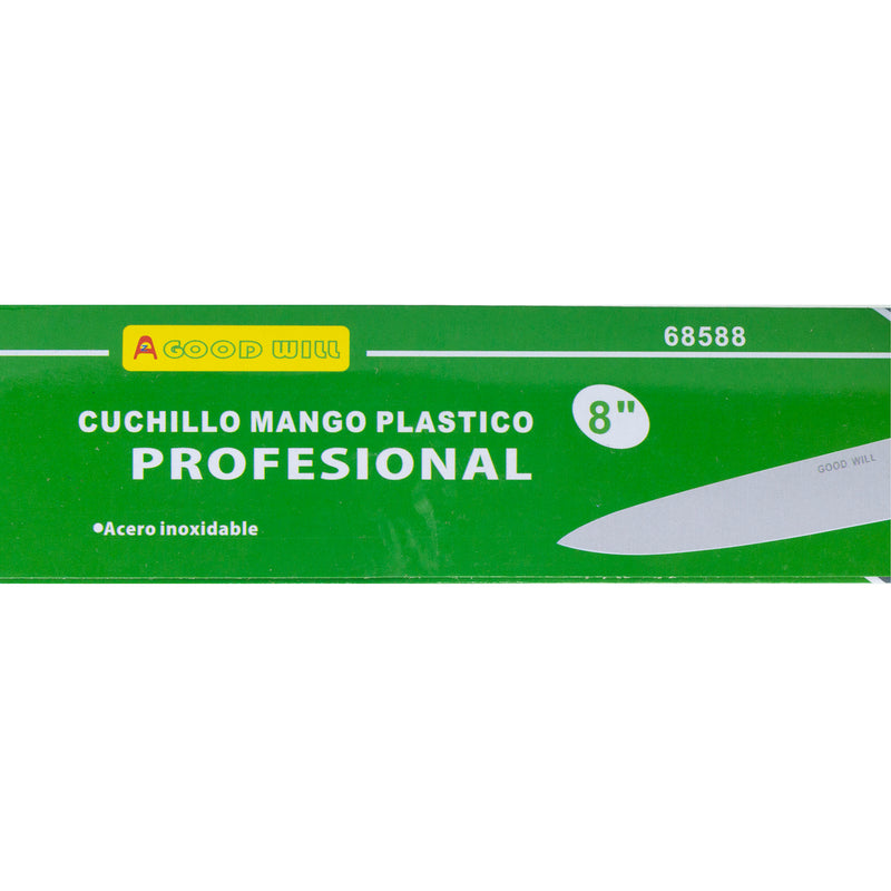 Cuchillo m/plástico hoja ancha 8