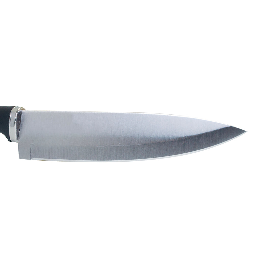 Cuchillo cocina p/acero #8 cacha plástico