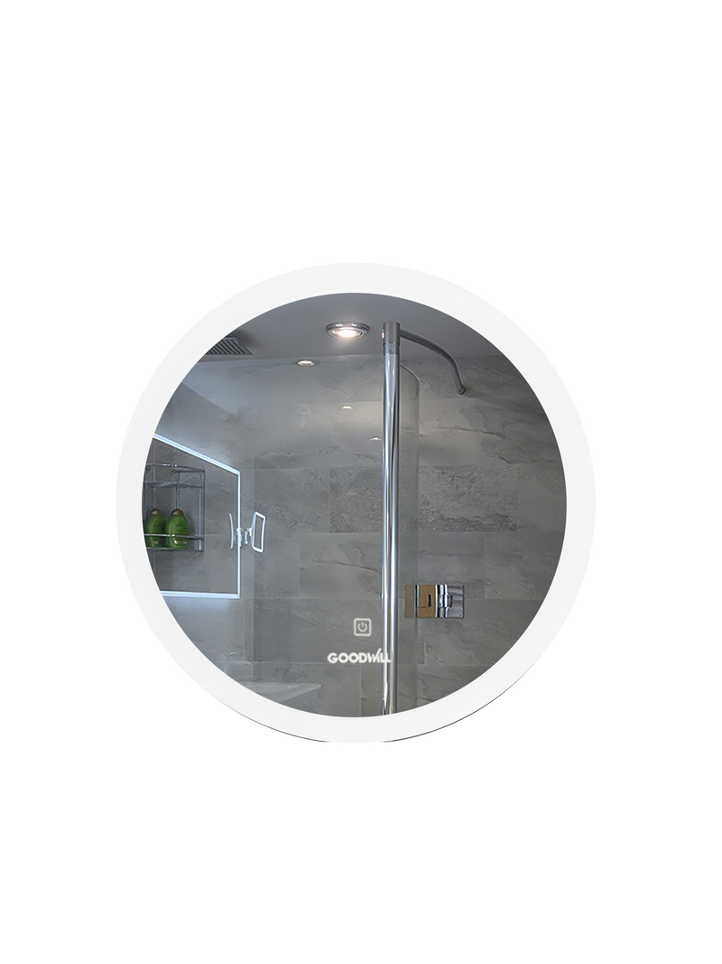 Espejo de baño con luz LED redondo - La nueva eléctrica