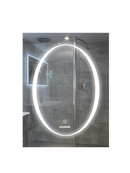 Espejo de baño con luz LED cuadrado 50x70 cm - La nueva eléctrica