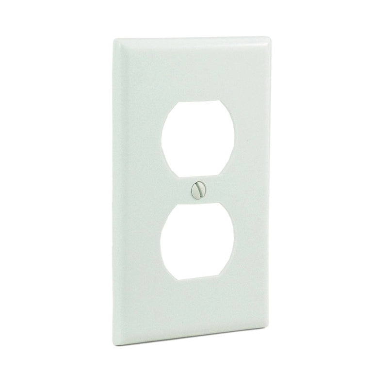 Placa Leviton duplex urea blanca