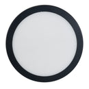 Empotrado Adir LED 12W redondo ajustable luz cálida negro - La nueva eléctrica