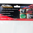 Cincho Adir blanco 14 c/50 piezas - La nueva eléctrica