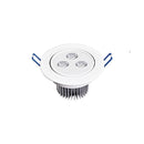 Empotrado Adir dirig.led. carcasa bca 3x1w.cálido