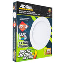 Empotrado Adir extra plano redondo 12W cálido - La nueva eléctrica