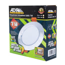 Empotrado Adir 7W plano satín blanco cálido - La nueva eléctrica