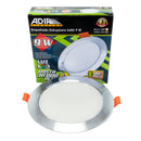 Empotrado Adir 9W plano satín blanco cálido - La nueva eléctrica