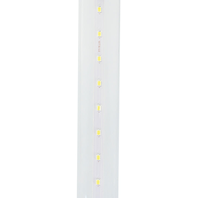 Tubo Adir led transparente cristal 120cm.21 w.frío