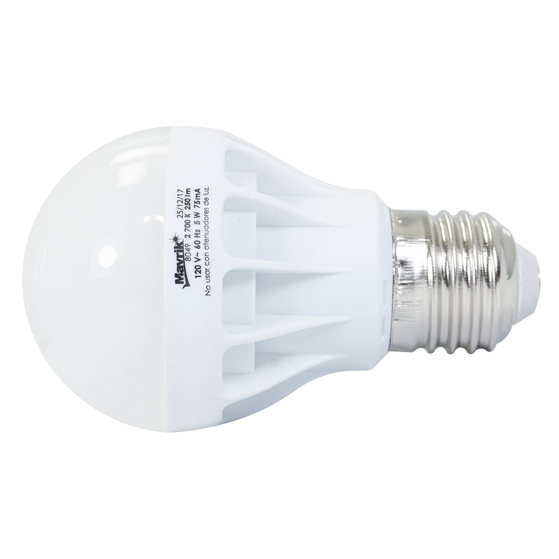 Foco Adir bulbo eco 5w blanco cálido