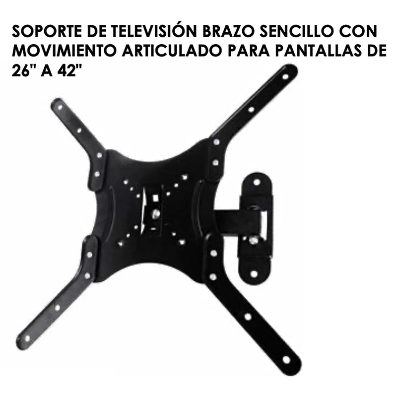 Soporte Adir universal c/brazo 26 a 42