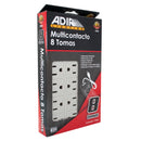 Multicontacto Adir con 8 contactos - La nueva eléctrica