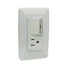 Placa Adir capri aramada c1 apag.senc+ 1 contacto at.