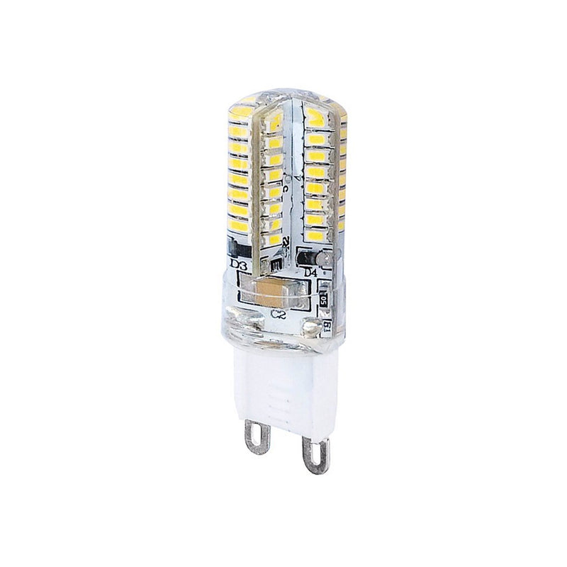 Foco Adir led g9 cub.silicon blanco cálido