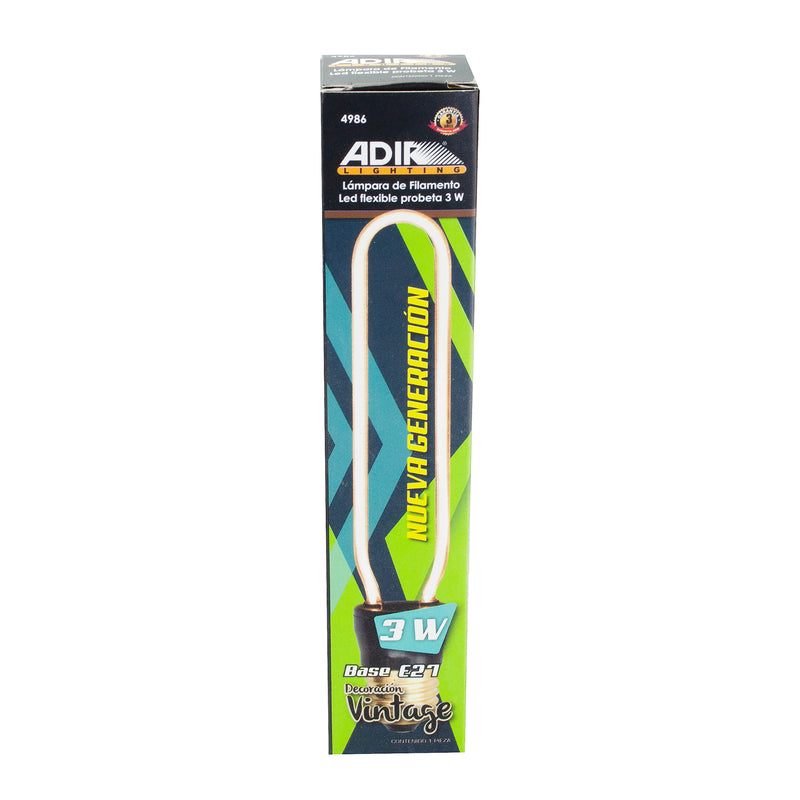 Foco Adir led 3w vintage probeta