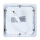 Luminario Adir cuadrado de sobreponer 6W blanco - La nueva eléctrica