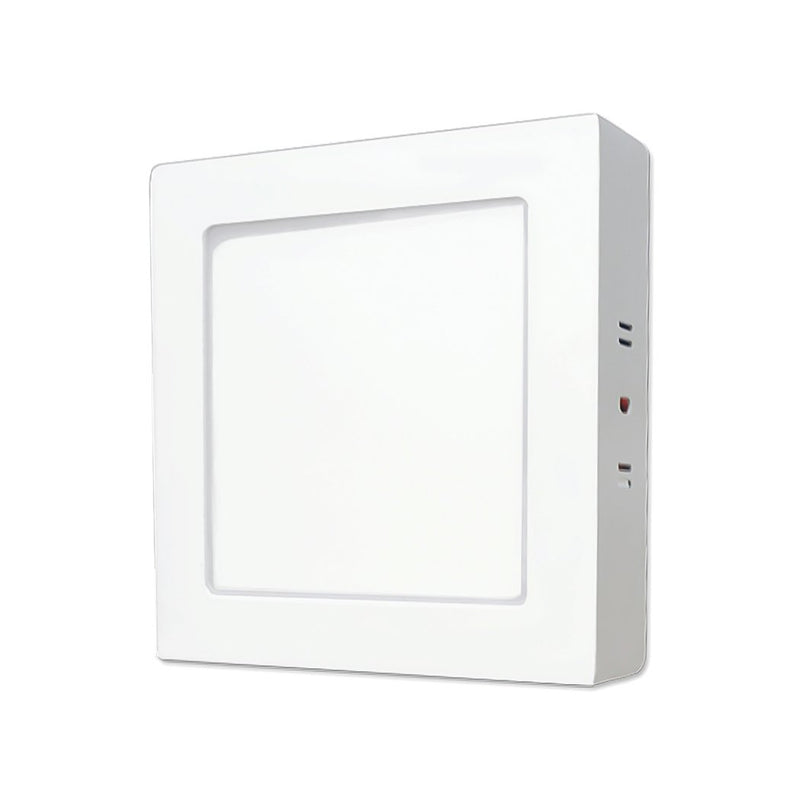 Luminario Adir sobreponer cuad.18 w. blanco cálido