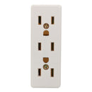 Contacto adir triple aterrizado c/patas - La nueva eléctrica