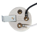 Soquet Adir porcelana escuadra con cables - La nueva eléctrica