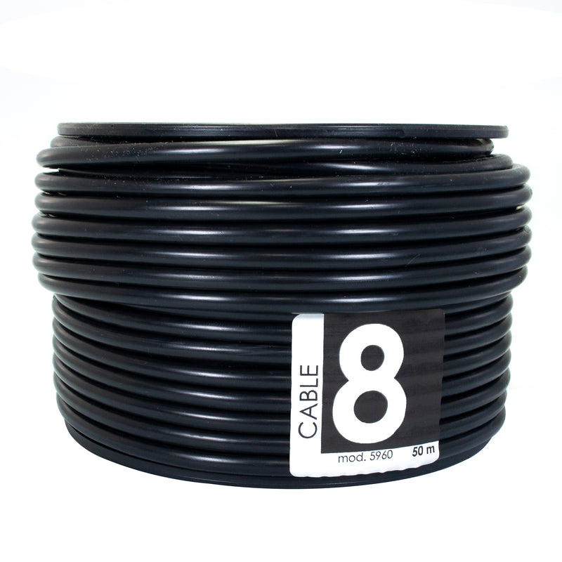 Cable mavrik cal 8 negro 50 mts