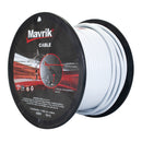 Cable Mavrik cal.10 blanco 50 mts - La nueva eléctrica