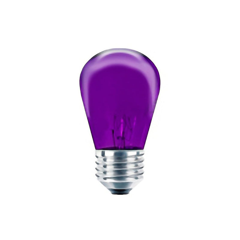 Foco Adir anuncio 11 watts violeta incandescente