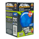 Foco Adir bola 7 watts azul incandescente - La nueva eléctrica