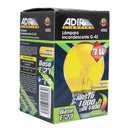 Foco Adir bola 7 watts amarillo incandescente - La nueva eléctrica