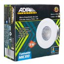 Empotrado micro Adir LED circular blanco 1.5w blanco frío - La nueva eléctrica