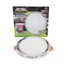 Empotrado Adir LED 9w ajustable cromo redondo blanco frío - La nueva eléctrica